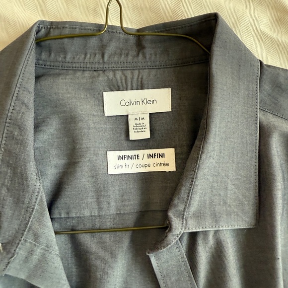 Calvin Klein Charcoal Button-Up Shirt - Picture 2 of 3